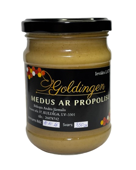 Medus ar propolisu (360g)