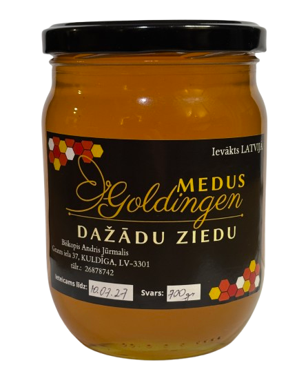 Dažādu ziedu medus (700g)