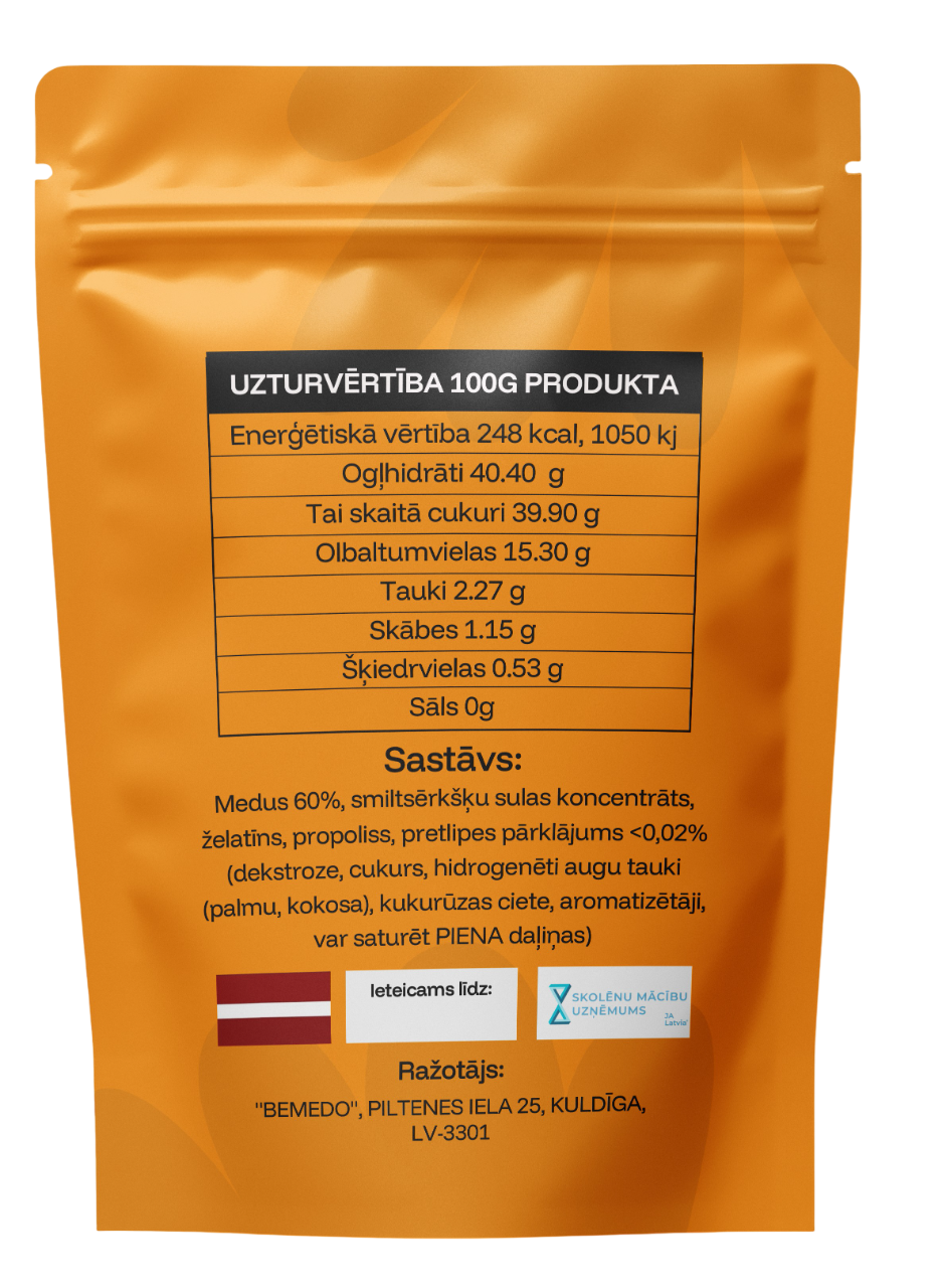 Medus konfektes (smiltsērkšķu)