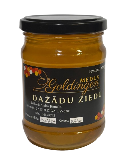 Dažādu ziedu medus (350g)