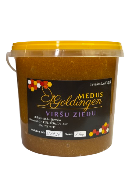 Viršu ziedu medus (1,2 kg)