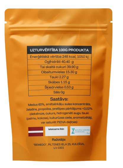 Medus konfektes (smiltsērkšķu)