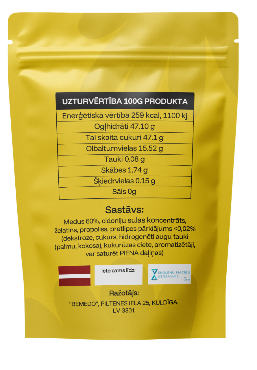 Medus konfektes (cidoniju)